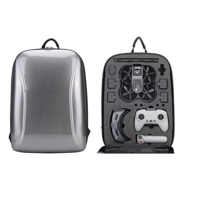 For DJI AVATA  Storage Bag Hard Shell Waterproof Shoulder Bag Backpack(Metal Gray) - DJI & GoPro Accessories by buy2fix | Online Shopping UK | buy2fix