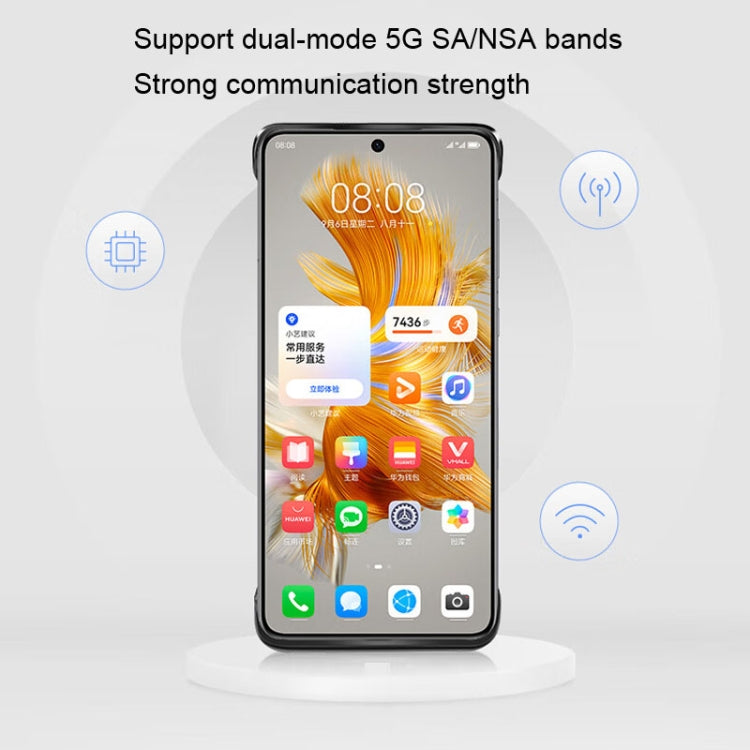 For Huawei Mate 50/50E Original Huawei 5G Mobile Phone Communication Case(Metal Gray) - Huawei Cases by Huawei | Online Shopping UK | buy2fix