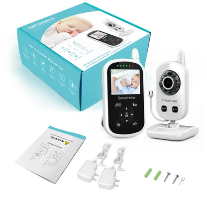UU24 2.4 Inch Wireless Baby Monitor Camera Temperature Monitor 2 Way Audio VOX Lullaby US Plug - Security by buy2fix | Online Shopping UK | buy2fix