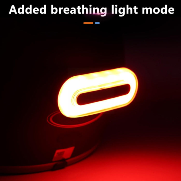 Helmet Blaster Warning Light Bicycle LED Rechargeable Tail Light(Black) - In Car by buy2fix | Online Shopping UK | buy2fix