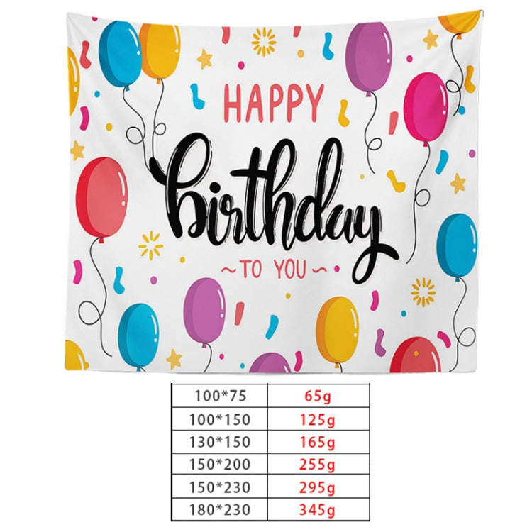 Happy Birthday Photo Backdrop Party Decoration Tapestry, Size: 150x130cm(GT56-10) - Camera Accessories by buy2fix | Online Shopping UK | buy2fix