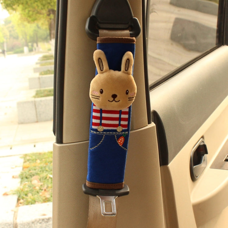 H002 Children Car Seat Belt Cartoon Cover(Rabbit) - In Car by buy2fix | Online Shopping UK | buy2fix