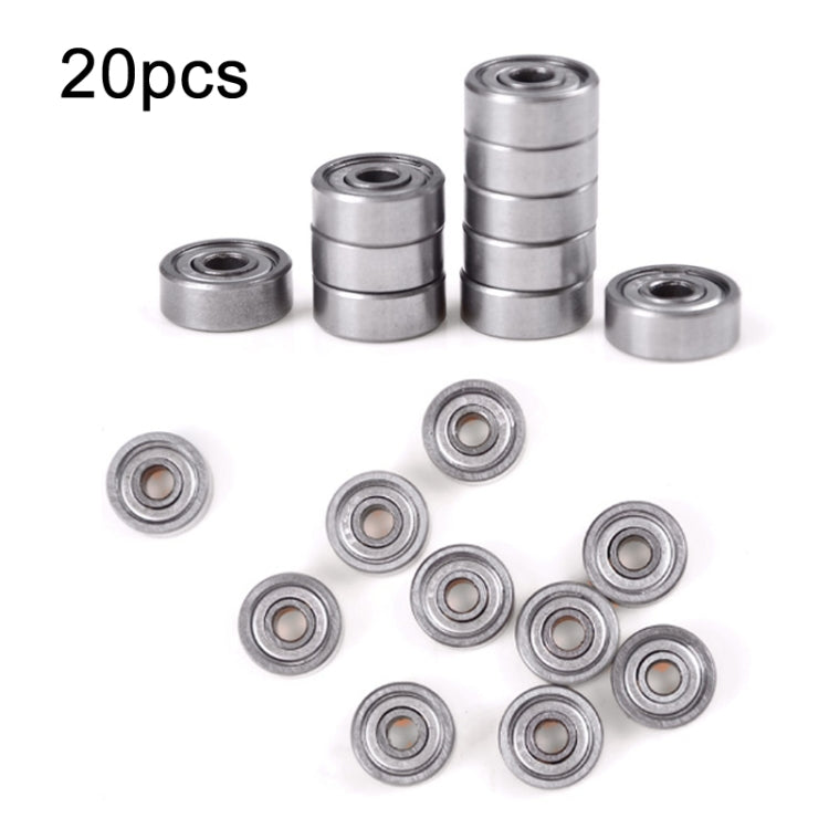 606zz 20pcs Miniature Bearings Silent Deep Groove Ball Bearings - Bearing by buy2fix | Online Shopping UK | buy2fix