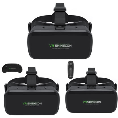 VR SHINECON G06A+B03 Handle Mobile Phone VR Glasses 3D Virtual Reality Head Wearing Gaming Digital Glasses - VR Headset by VR SHINECON | Online Shopping UK | buy2fix