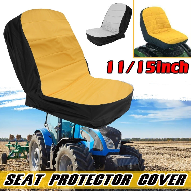 Dustproof Seat Cover For Grass Cutter / Agricultural Vehicle / Forklift / Tractor, Size: 11 Inch (Gray Black) - In Car by buy2fix | Online Shopping UK | buy2fix
