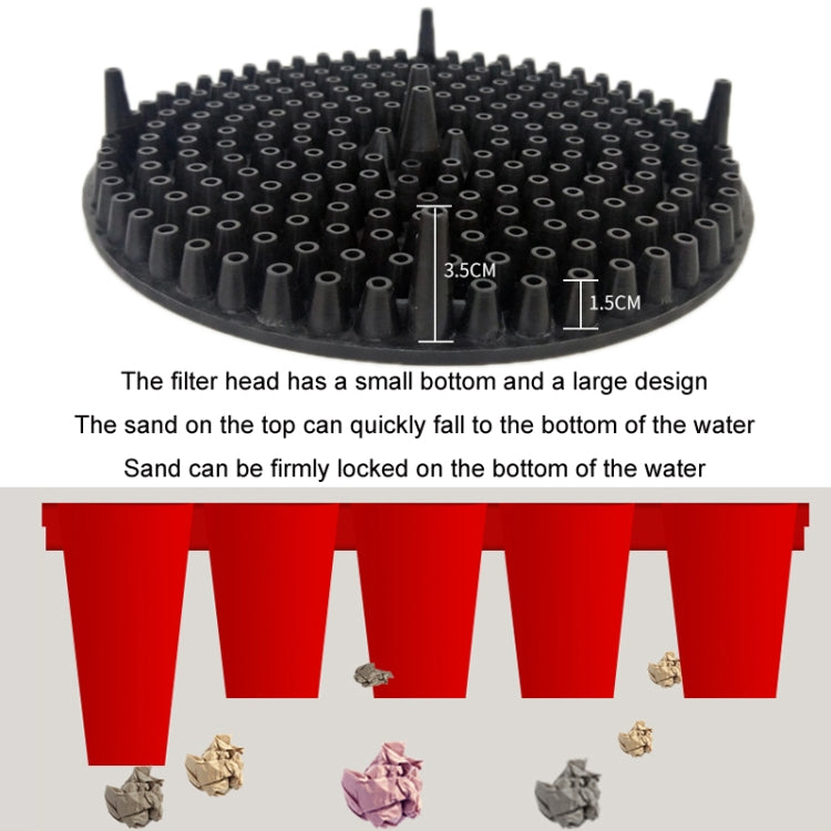 Car Wash Barrel Gravel Filter Isolation Net, Size: Large 26cm(Black) - In Car by buy2fix | Online Shopping UK | buy2fix