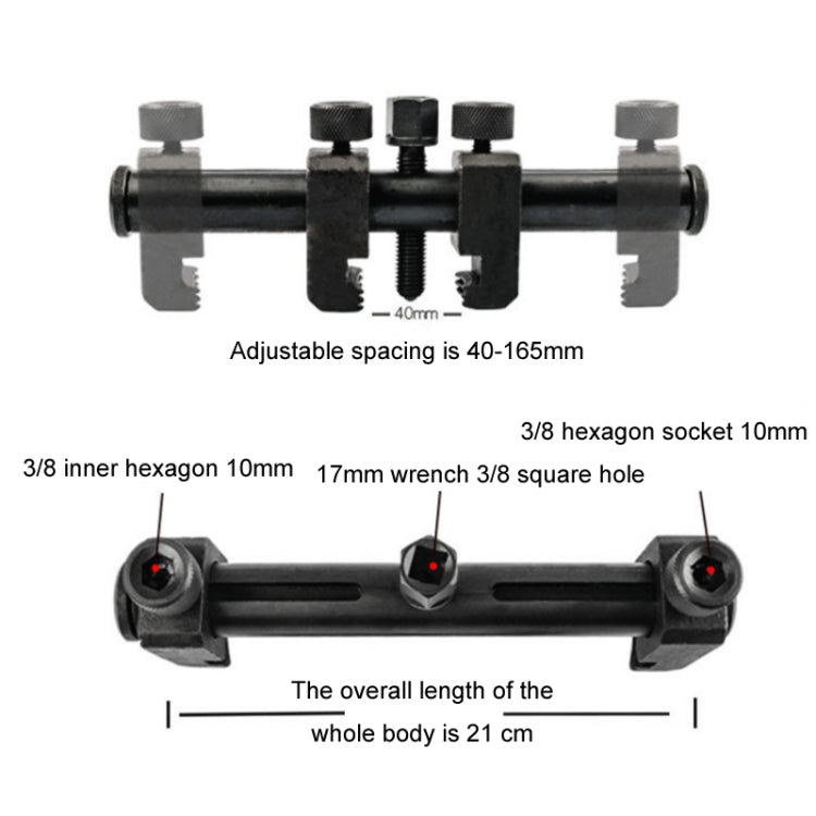 Threaded Crankshaft Alternator Pulley Removal Tool - In Car by buy2fix | Online Shopping UK | buy2fix