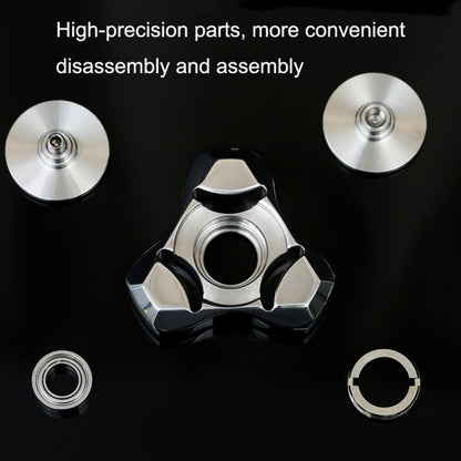 Fingertips Piping Gyro CNC Mechanical Anti-Anxiety Gear Metal Toys, Color: Silver Fox - Spinning Toys by buy2fix | Online Shopping UK | buy2fix