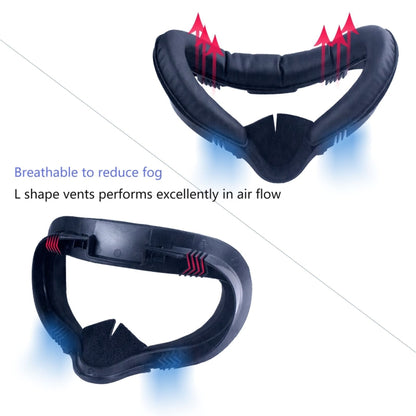For Oculus Quest 2 VR Headset 6pcs/set Replacement Face Eye Pad Cushion(Black) - Repair & Spare Parts by buy2fix | Online Shopping UK | buy2fix