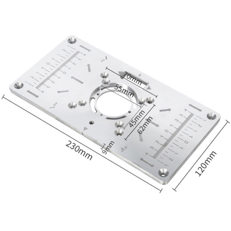 Woodworking Engraving Machine Slotted Flip Board(Black) - Others by buy2fix | Online Shopping UK | buy2fix