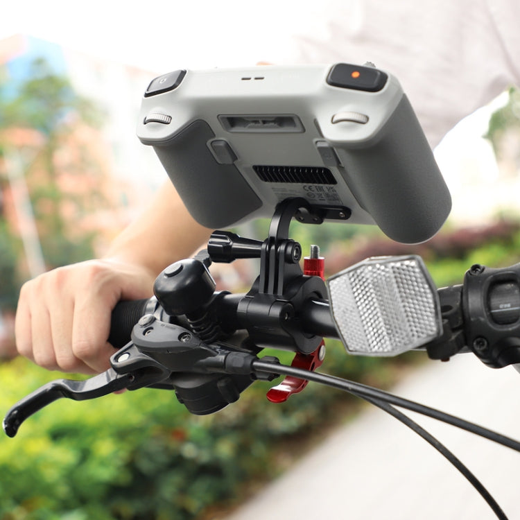 For Mini 3 Pro Sunnylife MM3-ZJ400 Remote Control Shooting Camera Bicycle Clip(Black) - Holder Series by Sunnylife | Online Shopping UK | buy2fix