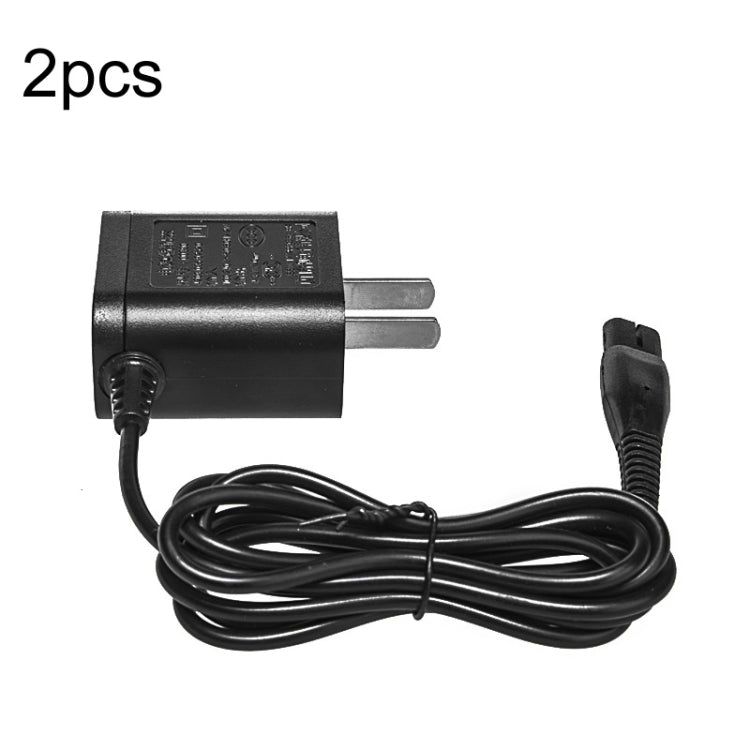 2pcs A00390 4.3V Shaver Adapter Charger for PHILIPS RQ310 RQ312 RQ311 RQ338 RQ331 S510 S511,US Plug - Accessories by buy2fix | Online Shopping UK | buy2fix