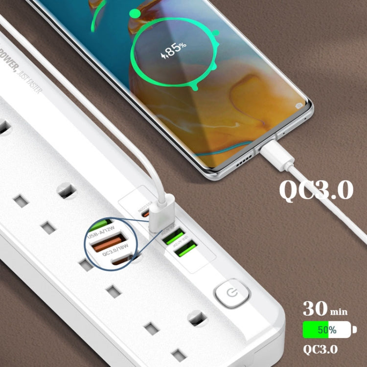 LDNIO 5+4 Ports Multifunctional Travel Home Office Fast Charging Socket(UK Plug) - Consumer Electronics by LDNIO | Online Shopping UK | buy2fix