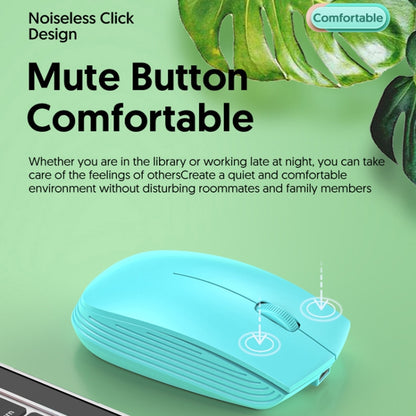 811 3 Keys Laptop Mini Wireless Mouse Portable Optical Mouse, Spec: Charging Version (Blue) - Wireless Mice by buy2fix | Online Shopping UK | buy2fix