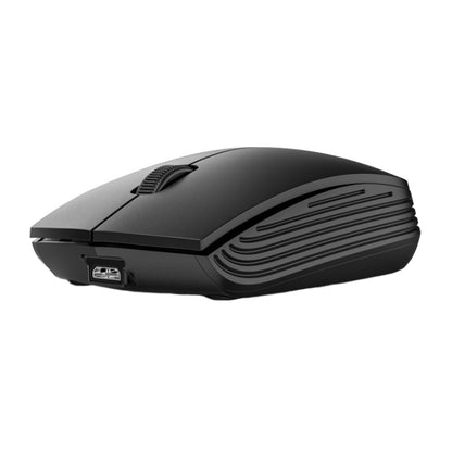 811 3 Keys Laptop Mini Wireless Mouse Portable Optical Mouse, Spec: Double Model (Black) - Wireless Mice by buy2fix | Online Shopping UK | buy2fix