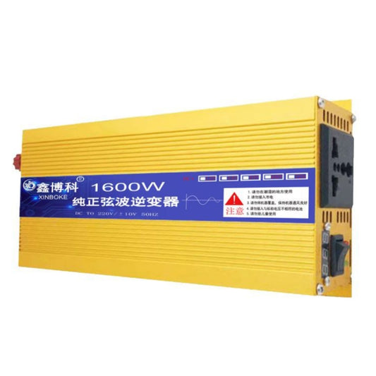 XINBOKE High Power Household Car Sine Wave Inverter 12V 1600W To 220V 800W(Single Display) - In Car by XINBOKE | Online Shopping UK | buy2fix