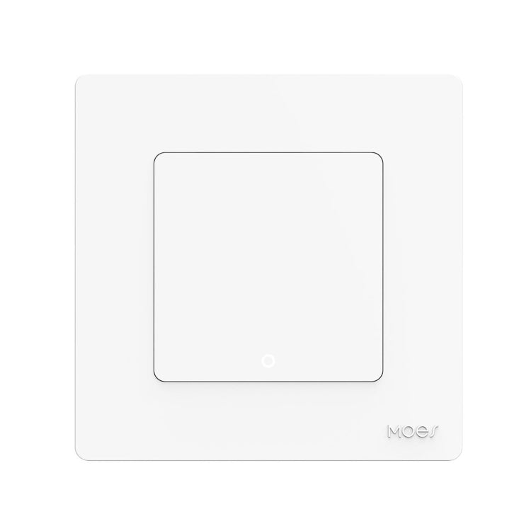 Tuya ZigBee Smart Single-fire Zero-fire Sharing Timing Voice Wall Switch EU Plug, Style: 1 Way (White Scene Casual Post) - Consumer Electronics by buy2fix | Online Shopping UK | buy2fix