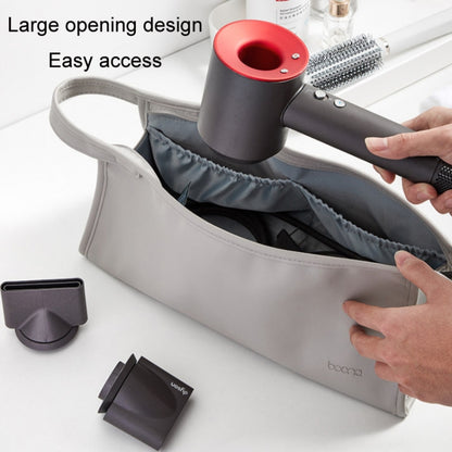 Baona BN-DS001 for Dyson Hair Dryer Accessories Leather Organizer(Black) - Consumer Electronics by Baona | Online Shopping UK | buy2fix