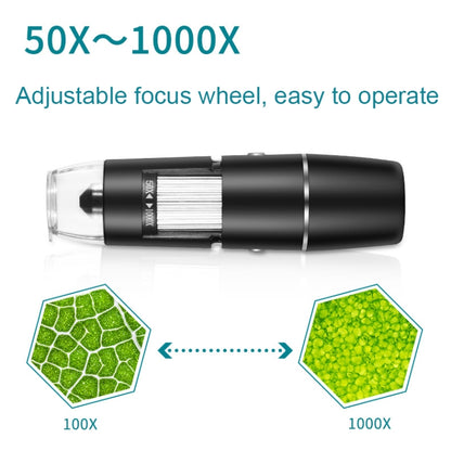 50X-1000X Wireless WIFI Connection LED Light Portable Digital Microscope, Specification: W05-B - Consumer Electronics by buy2fix | Online Shopping UK | buy2fix