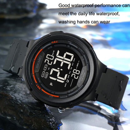 SKMEI 1841 Outdoor Sports Students Waterproof Luminous Countdown Watch(Light Grey) - LED Digital Watches by SKMEI | Online Shopping UK | buy2fix