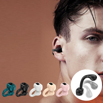 M10 IPX5 Waterproof Ear Clip Bluetooth Earphones, Style: Single Green - Bluetooth Earphone by buy2fix | Online Shopping UK | buy2fix