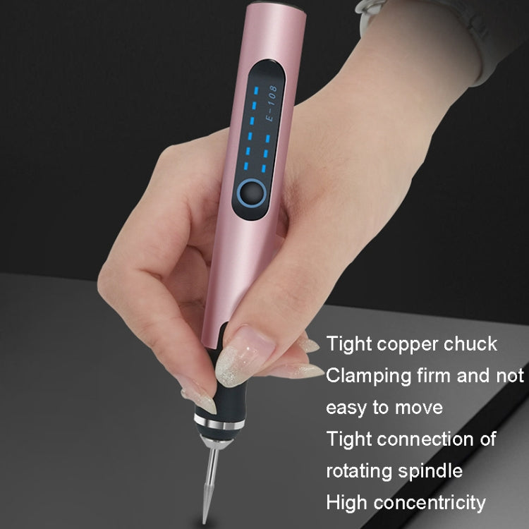 SNJ-3681 Mini Engraving Pen Wireless Polishing Electric Grinder, Style: Silver+Grinding Head - Abrasive Tools & Accessories by buy2fix | Online Shopping UK | buy2fix