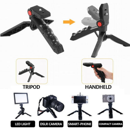 KIT-11LM Tripod Fill Light With Microphone Vlogging Kit For Live Phone Recording(Black) - Consumer Electronics by buy2fix | Online Shopping UK | buy2fix