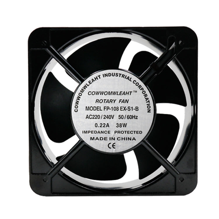 220V 38W 15cm Roller Chassis Electrical Cabinet Shaft Oil Bearing Fan - Fan Cooling by buy2fix | Online Shopping UK | buy2fix