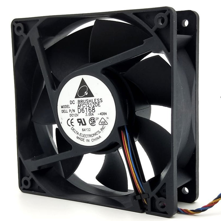 AFC1212DE 12cm 12V 3A Dual Ball Bearing DC Cooling Fan(Black) - Fan Cooling by buy2fix | Online Shopping UK | buy2fix