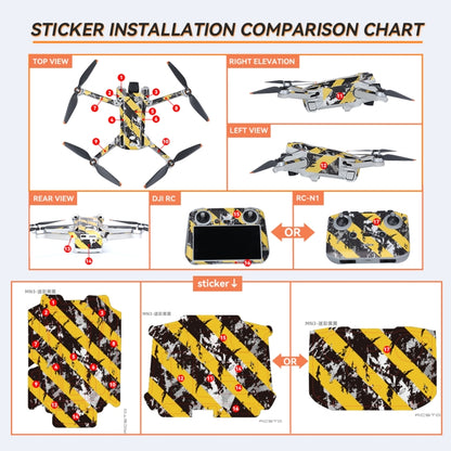 For DJI Mini 3 Pro Remote Control Body Sticker ,Spec: RC With Screen(Guitar Singer) - Stickers by RCSTQ | Online Shopping UK | buy2fix