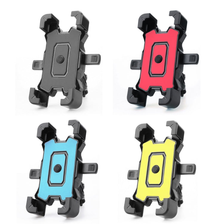Electric Bike Motorcycle Bicycle Riding Shockproof Navigation Bracket, Color: Yellow For Handlebar - Holders by buy2fix | Online Shopping UK | buy2fix