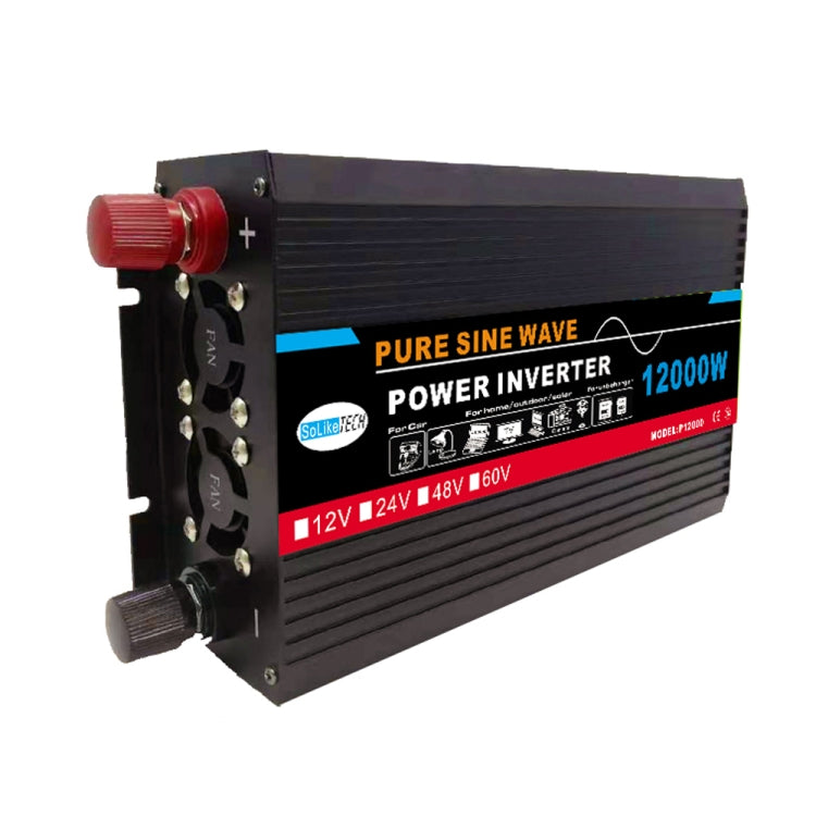 12000W 60V to 220V High Power Car Pure Sine Wave Inverter Power Converter - Pure Sine Wave by buy2fix | Online Shopping UK | buy2fix