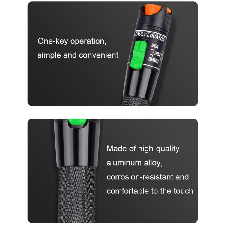 1-60 km Optical Fiber Red Light Pen 5/10/15/20/30/50/60MW Red Light Source Light Pen, Specification: 10mW Orange - Fiber Receiver by buy2fix | Online Shopping UK | buy2fix