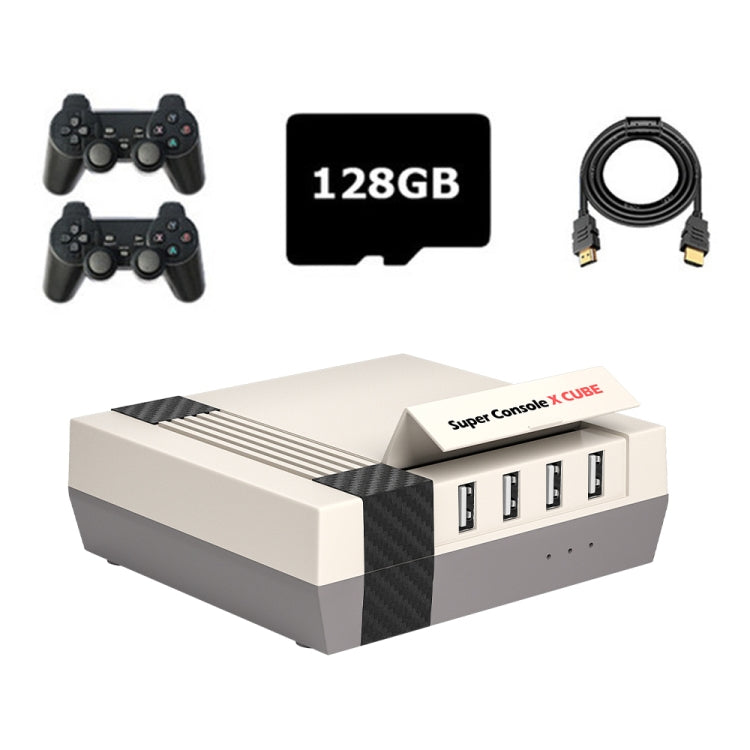 Super Console X Cube Wireless Retro TV Video Game Console Built-in 50+ Emulators 128G 41000+ Games(EU Plug) - Pocket Console by buy2fix | Online Shopping UK | buy2fix