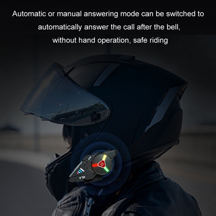 KUQIBAO Motorcycle Helmet Built-in Waterproof Bluetooth Earphone(Soft Microphone) - Motorcycle Walkie Talkie by KUQIBAO | Online Shopping UK | buy2fix