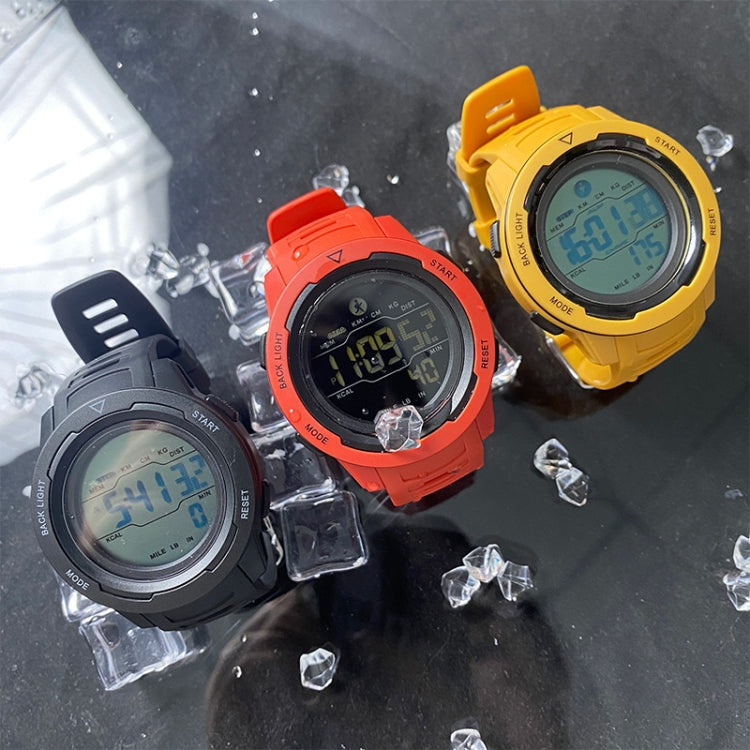 Calorie Pedometer Alarm Clock Waterproof Multifunctional Mountain Sports Shockproof Smartwatch(Black) - LED Digital Watches by buy2fix | Online Shopping UK | buy2fix