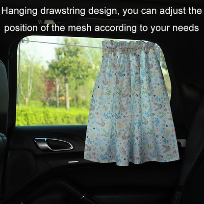 Car Heat Insulation Blackout Cartoon Cotton Sunshade(Long Ears Rabbit) - Window Foils & Solar Protection by buy2fix | Online Shopping UK | buy2fix