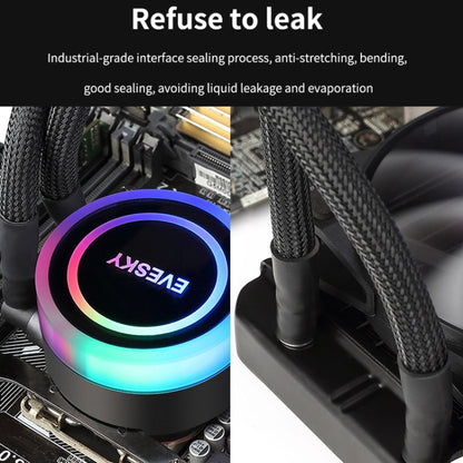 EVESKY  Water Cooler Cpu Fan RGB Fan Liquid Heatsink Integrated Radiator, Spec: 360mm - Fan Cooling by EVESKY | Online Shopping UK | buy2fix