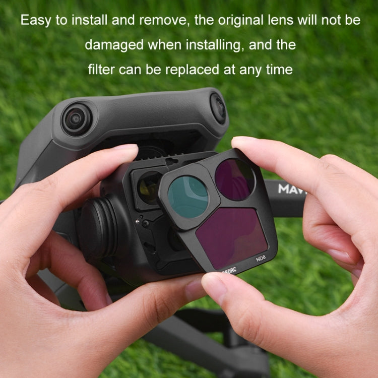 For DJI MAVIC 3PRO BRDRC Filter Accessories, Style: ND8 Filter - Mavic Lens Filter by BRDRC | Online Shopping UK | buy2fix