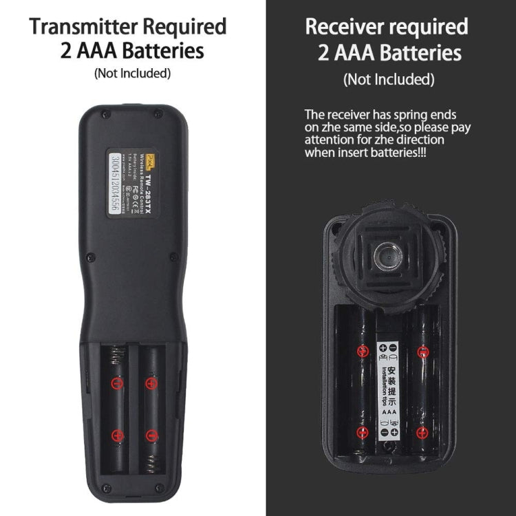 For Canon E3 Pixel TW283 Shutter Wireless Delay Remote Control SLR Shutter Flasher - Wireless Remote Control by Pixel | Online Shopping UK | buy2fix