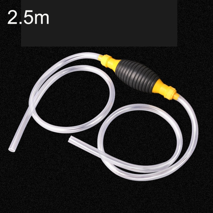 2.5m Car Motorcycle Oil Barrel Manual Oil Pump Self-Priming Large Flow Oil Suction - oil tank tubes & oil pumps by buy2fix | Online Shopping UK | buy2fix