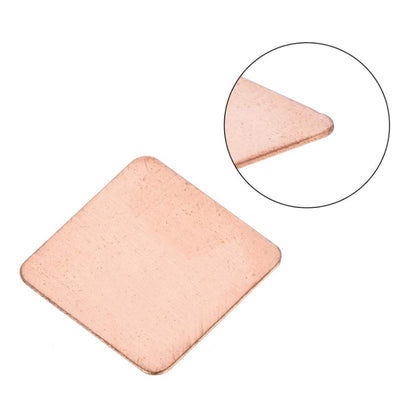 20pcs Laptop Cooling Copper Heat Sink Thermal Conductive Tabs Cell Phone Computer Graphics Card Heat Sinks 20x20x0.8mm - Others by buy2fix | Online Shopping UK | buy2fix