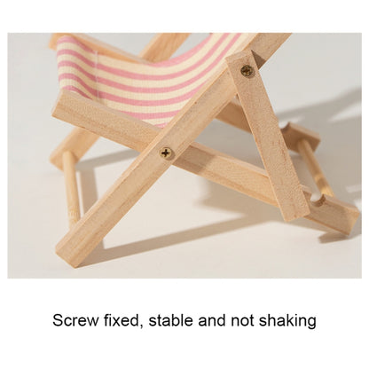 Wooden Craft Mini Desktop Ornament Photography Toys Beach Chair Phone Holder, Style: D - Wooden Props by buy2fix | Online Shopping UK | buy2fix