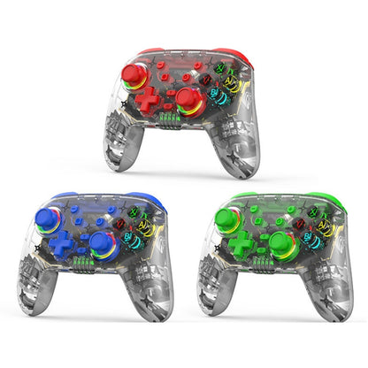 For PS3 / PS4 Dual Vibration Wireless Gamepad With RGB Lights(Red) - Gamepads by buy2fix | Online Shopping UK | buy2fix