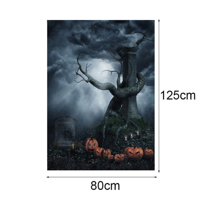 1.25x0.8m Holiday Party Photography Background Halloween Decoration Hanging Cloth, Style: WS-121 - Cartoon by buy2fix | Online Shopping UK | buy2fix