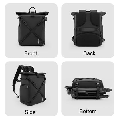 Cwatcun D113 Shoulder Leisure Camera Bag Waterproof High Capacity Outdoor Travel Photography Bag, Color: Small Black - Backpack by Cwatcun | Online Shopping UK | buy2fix