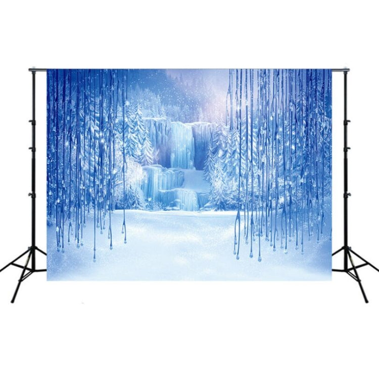 2.1m x 1.5m Frozen Party Setting Snow Photo Cloth Background - Camera Accessories by buy2fix | Online Shopping UK | buy2fix