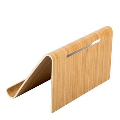 Bamboo Mobile Phone Tablet Lazy Desktop Stand - Desktop Holder by buy2fix | Online Shopping UK | buy2fix