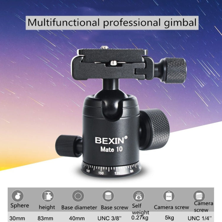 BEXIN Mate 10 Mobile Phone Camera Desktop Aluminum Alloy Tripod Mount Live Broadcast Selfie Stick Tripod - Tripods by BEXIN | Online Shopping UK | buy2fix