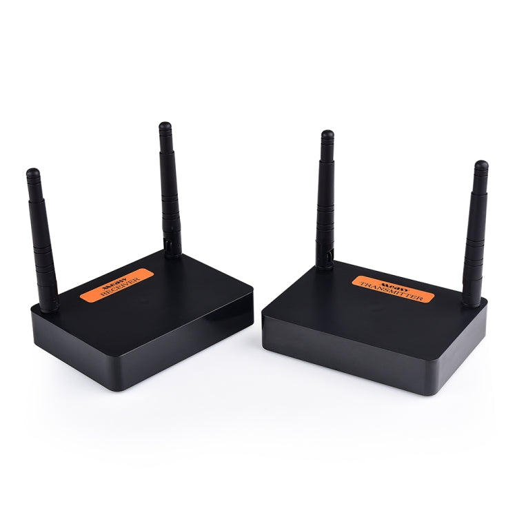 Measy FHD676 Full HD 1080P 3D 5-5.8GHz Wireless HDMI Transmitter (Transmitter + Receiver) Transmission Distance: 200m, Specifications:AU Plug - Set Top Box & Accessories by Measy | Online Shopping UK | buy2fix